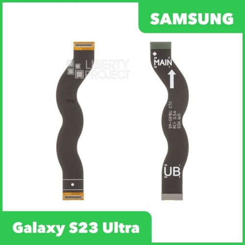 Шлейф Samsung Galaxy S23 Ultra S918 на дисплей (узкий) ориг