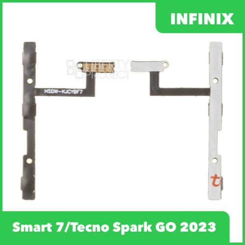 Шлейф кнопки включения для Infinix Smart 7 (X6515)/Tecno Spark GO 2023 (BF7)