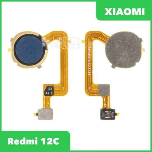 Шлейф Xiaomi Redmi 12c (22120RN86G) сканер отпечатка пальцев (синий), ориг