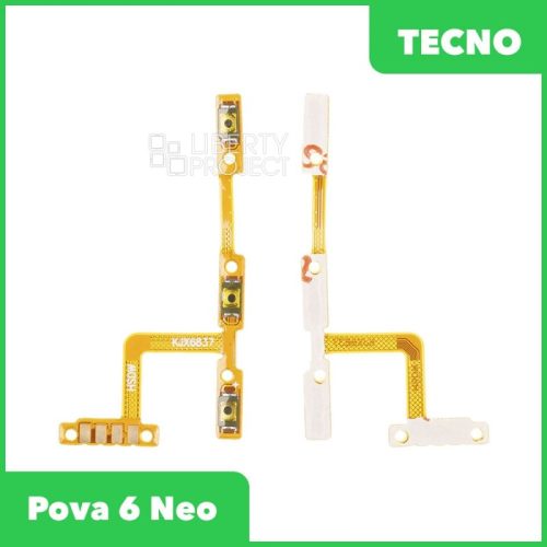 Шлейф кнопки включения для Tecno Pova 6 Neo (LI6)
