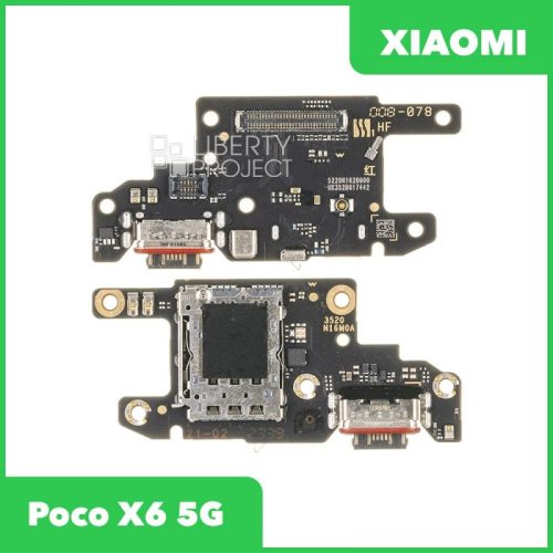 Шлейф зарядки для Xiaomi Poco X6 5G (23122PCD1G) (ориг.)