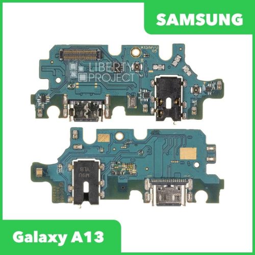 Шлейф для Samsung Galaxy A13 SM-A135 на системный разъём/разъём гарнитуры/микрофон, ориг