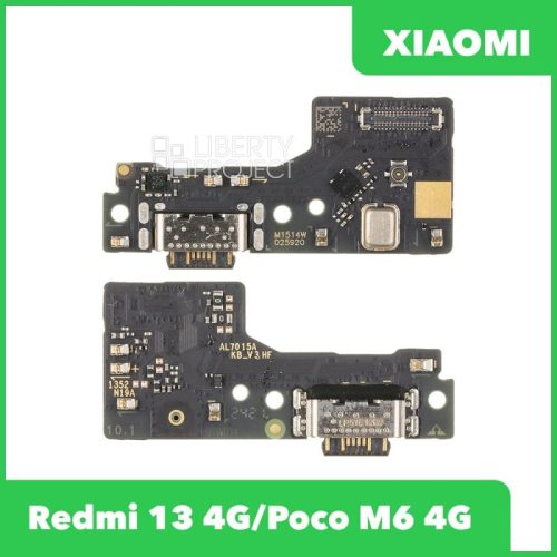 Шлейф зарядки для Xiaomi Redmi 13 4G (ориг.)