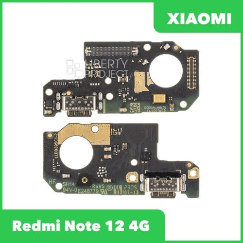 Шлейф зарядки для Xiaomi Redmi Note 12 4G (ориг.)