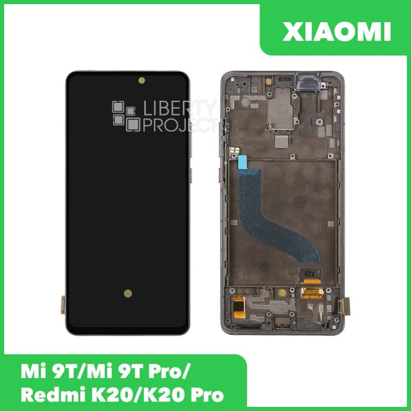 Дисплей для Xiaomi Mi 9T/Mi 9T Pro/Redmi K20/K20 Pro с тачскрином в рамке OLED в сборе с тачскрином
