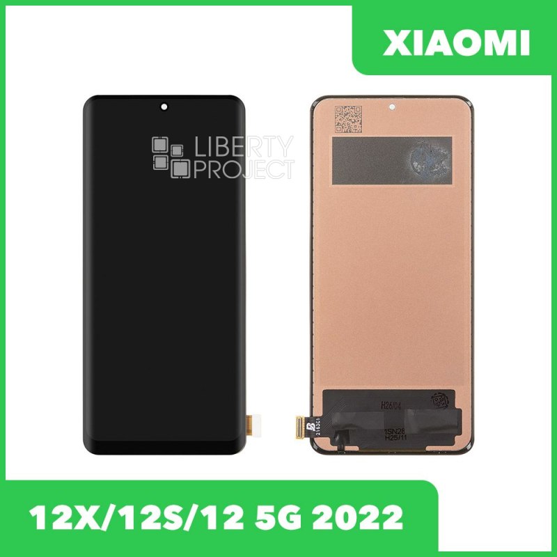 Дисплей для Xiaomi 12X/12S/12 — In-Cell, чёрный