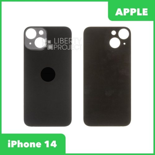 Задняя крышка для iPhone 14 (Черный, составная)