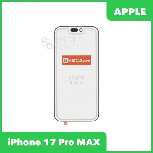 G+OCA PRO стекло для IPhone 17 Pro MAX олеофобное покрытие (черный)