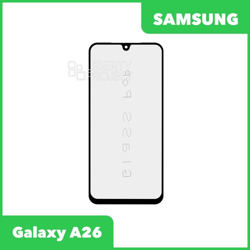 G+OCA PRO стекло для переклейки Samsung A26 (черный)