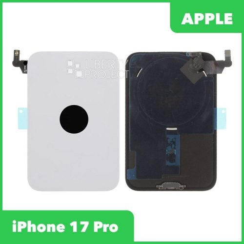 Задняя крышка для iPhone 17 Pro (Со Шлейфом серебро, MagSafe)