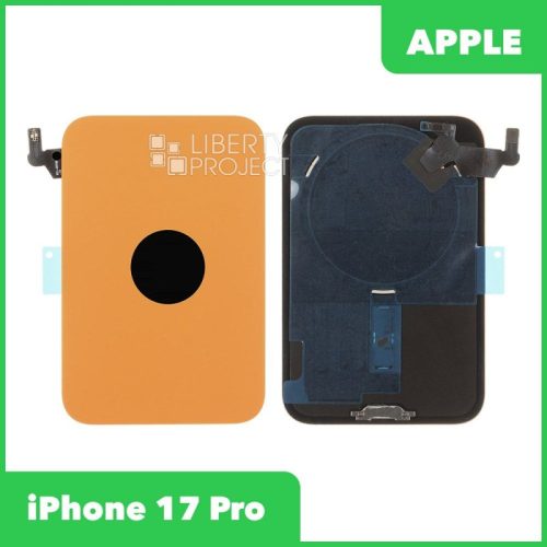 Задняя крышка для iPhone 17 Pro (Со Шлейфом оранжевый, MagSafe)