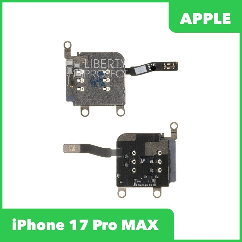 Шлейф iPhone 17 Pro MAX разъем sim, ориг