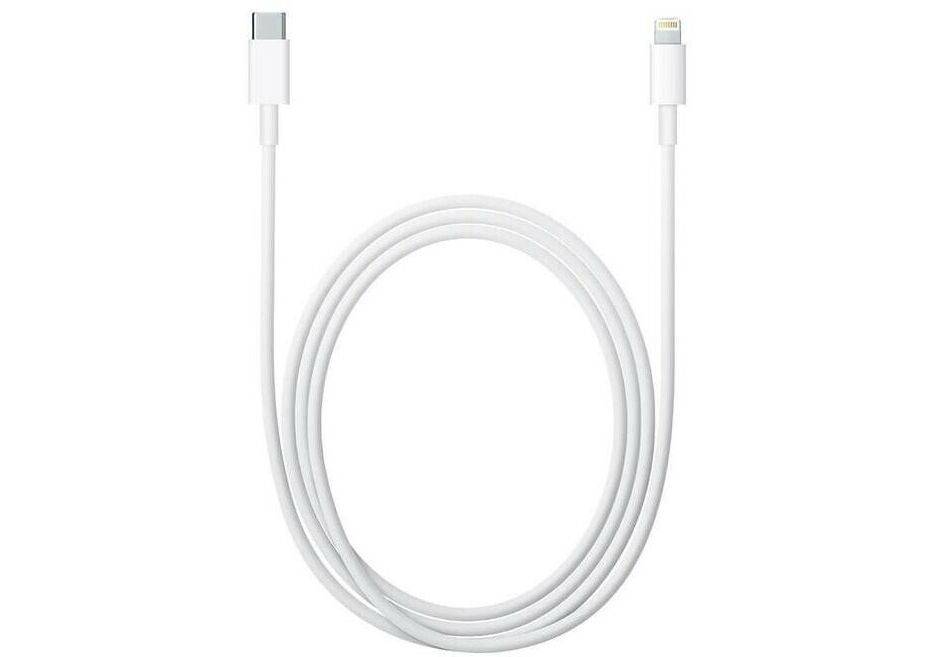 Кабель FOXCONN Type-C-Lightning, 2.4А, силикон, 1м, белый, коробка
