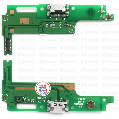 Нижняя плата Huawei Y3 II (LUA-L21) с разъемом зарядки и микрофоном
