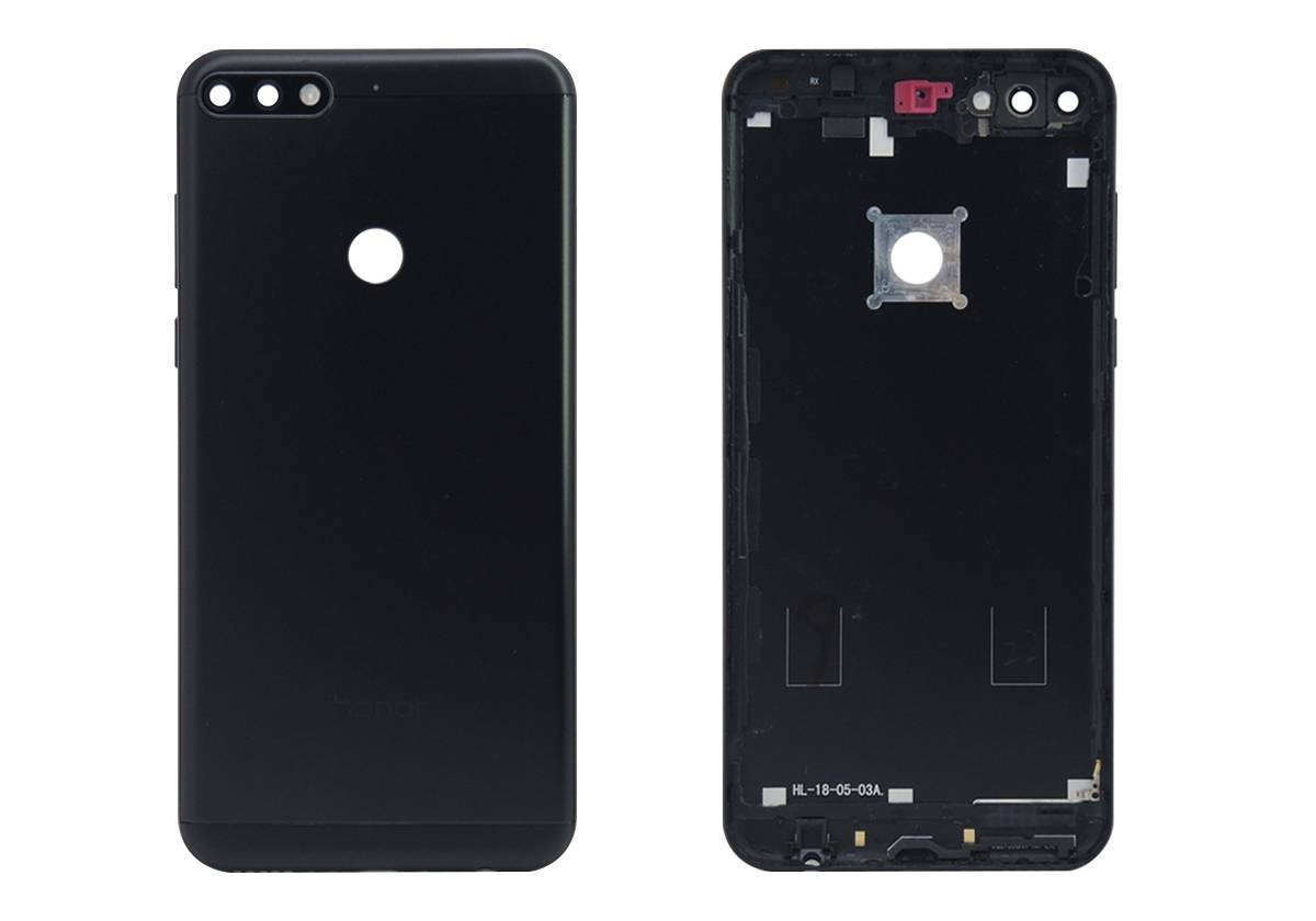 Задняя крышка для Huawei Honor 7C Pro черная (черный)