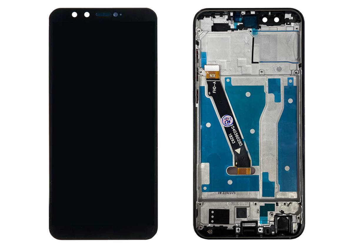 Дисплей для Huawei Honor 9 Lite LLD-AL00/LLD-L31 — аналог, в рамке, чёрный