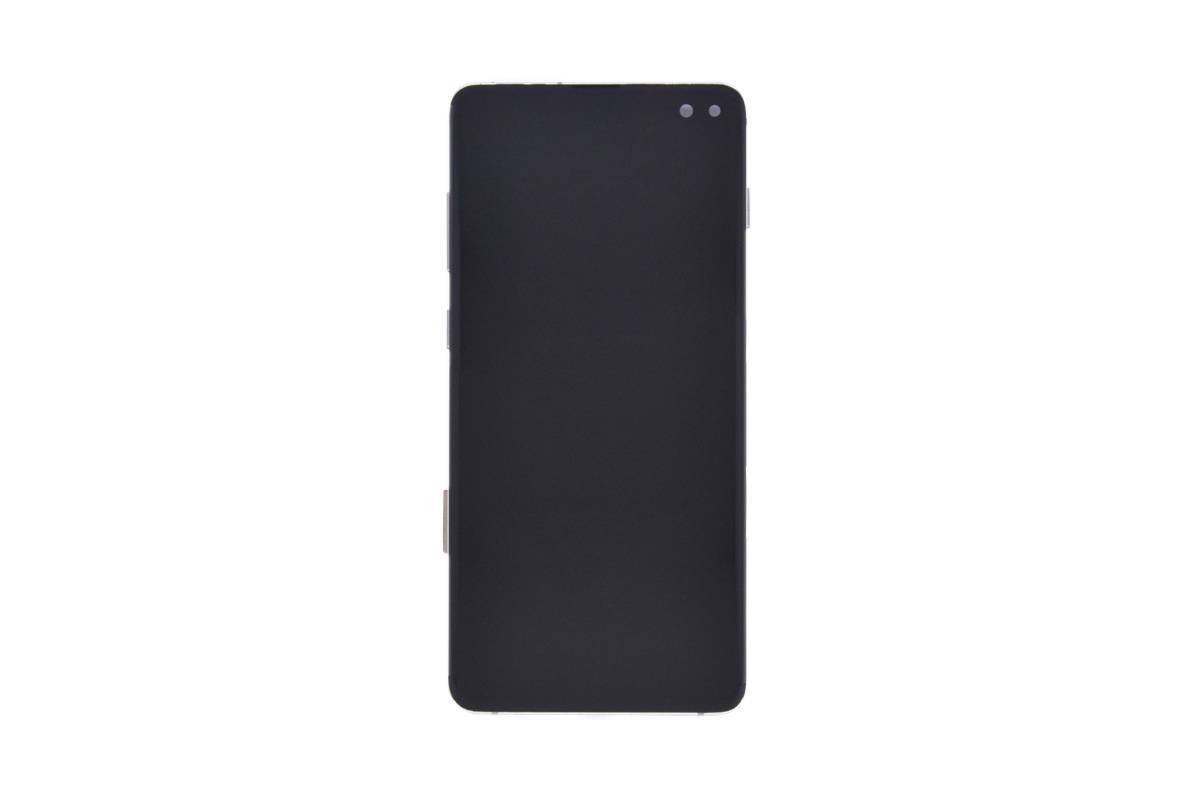 Дисплей для Samsung G975F/DS S10 Plus — оригинальная матрица, в рамке, серебро