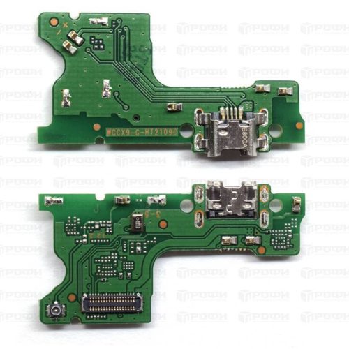 Нижняя плата Huawei Y7 2019/ Y7 Prime 2019/Y7 Pro 2019 (DUB-LX1) с разъемом зарядки/микрофон