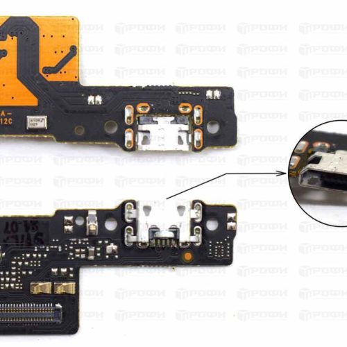 Нижняя плата Xiaomi Redmi 7A с разъемом зарядки/микрофон