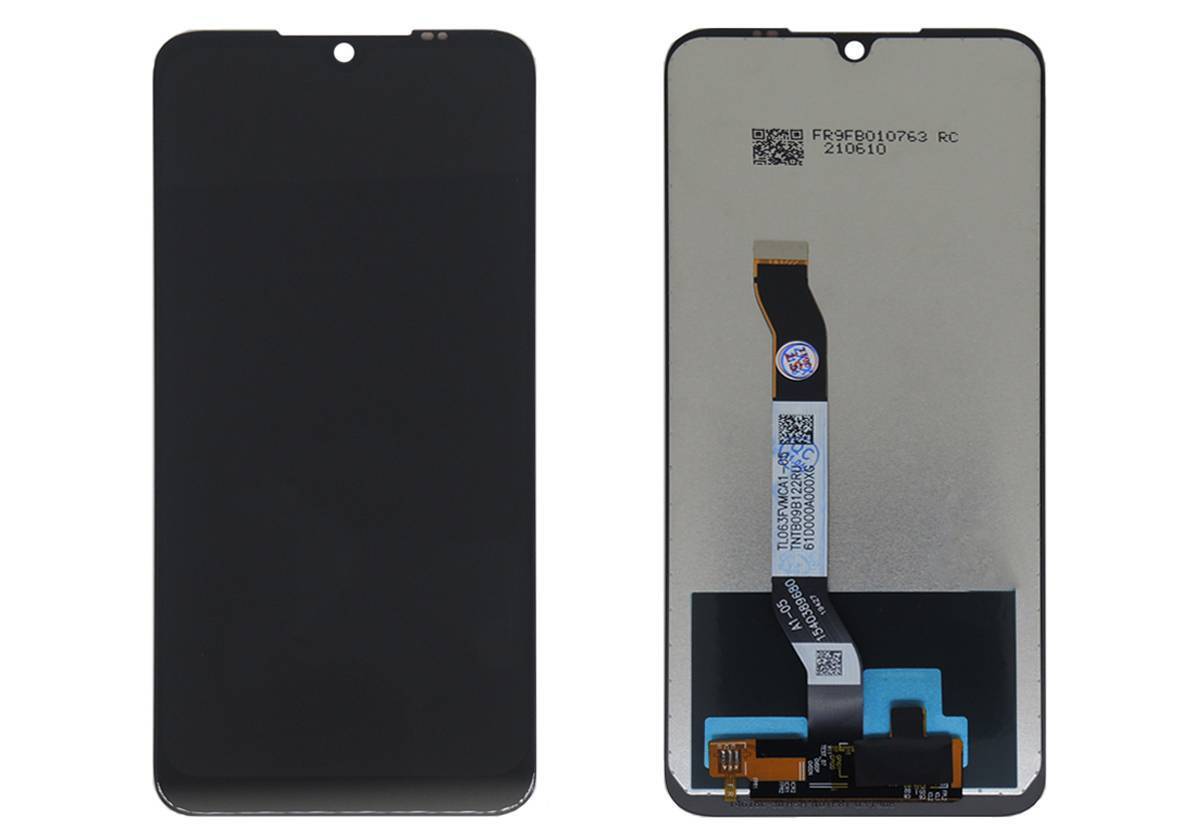 Дисплей для Xiaomi Redmi Note 8T M1908C3XG — аналог, без рамки, чёрный