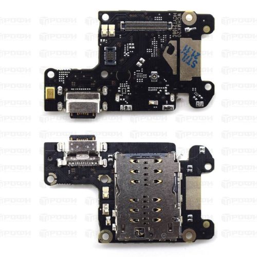 Нижняя плата Xiaomi Mi 9T/Redmi K20 (M1903F10G) с разъемом зарядки/коннектор SIM