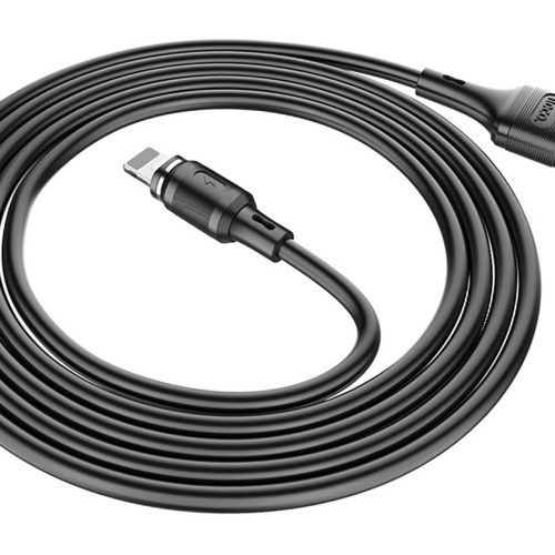 Кабель HOCO X52 USB-Lightning, 2.4А, ПВХ, 1м, черный