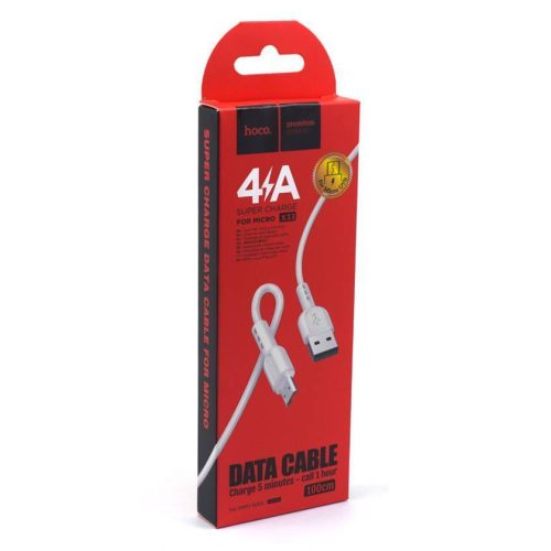 Кабель Hoco Micro USB X33 4A (белый)