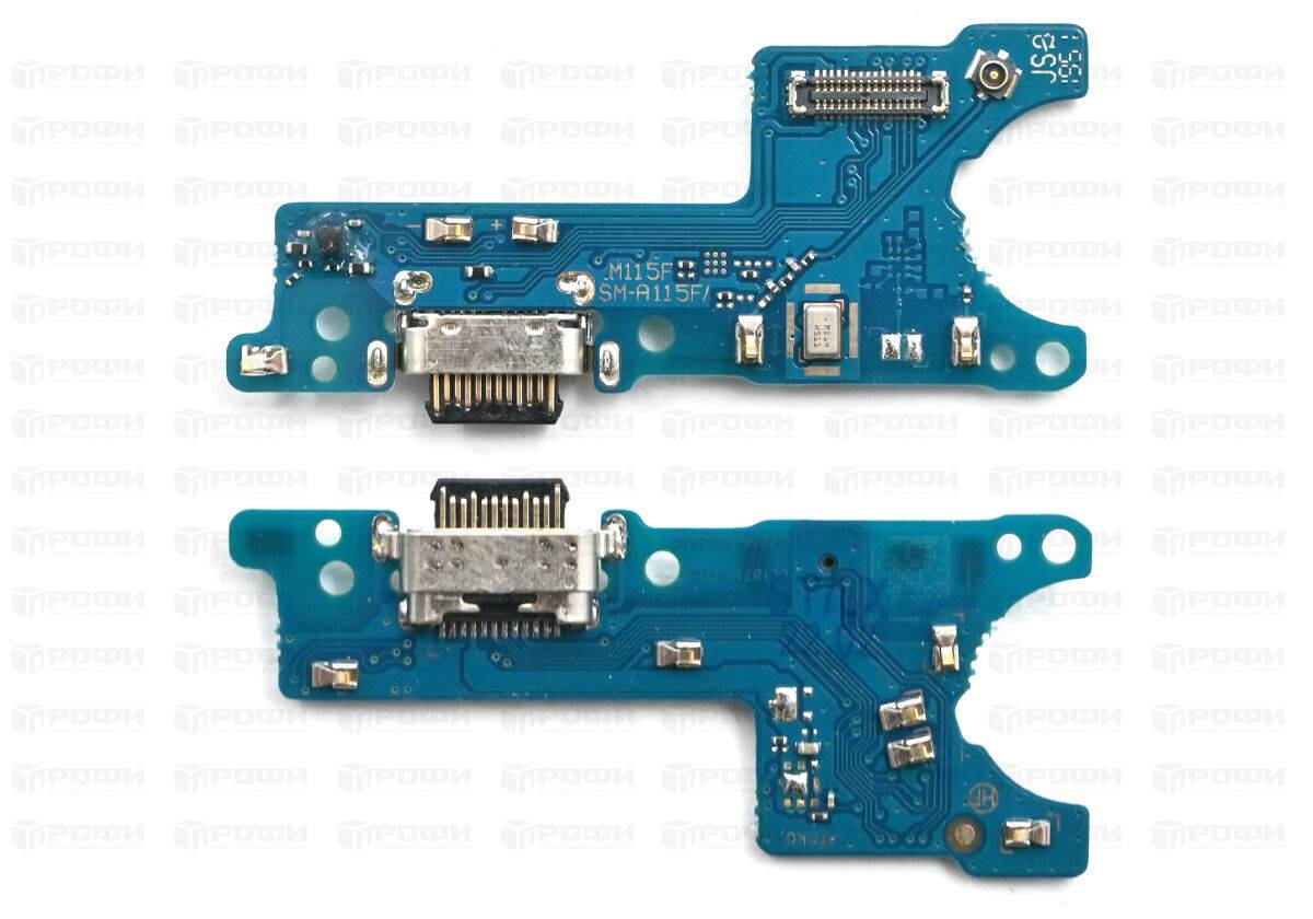 Нижняя плата Samsung A115F/M115F (A11/M11) разъем зарядки/микрофон