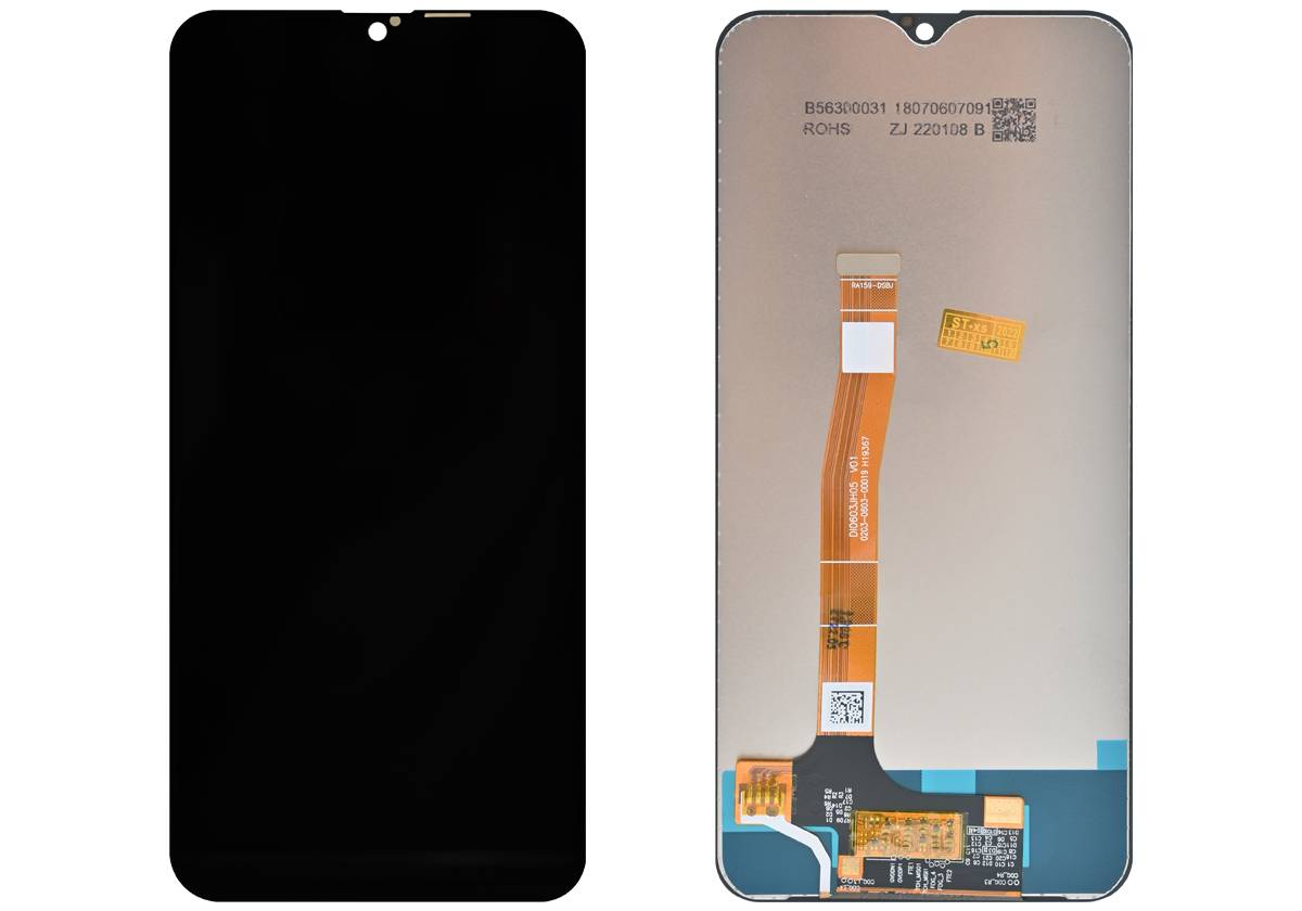 Дисплей для Realme RMX1971 — аналог, без рамки, чёрный