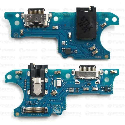 Нижняя плата Samsung A025F/A037F (A02s/A03s) разъем зарядки/гарнитуры/микрофон