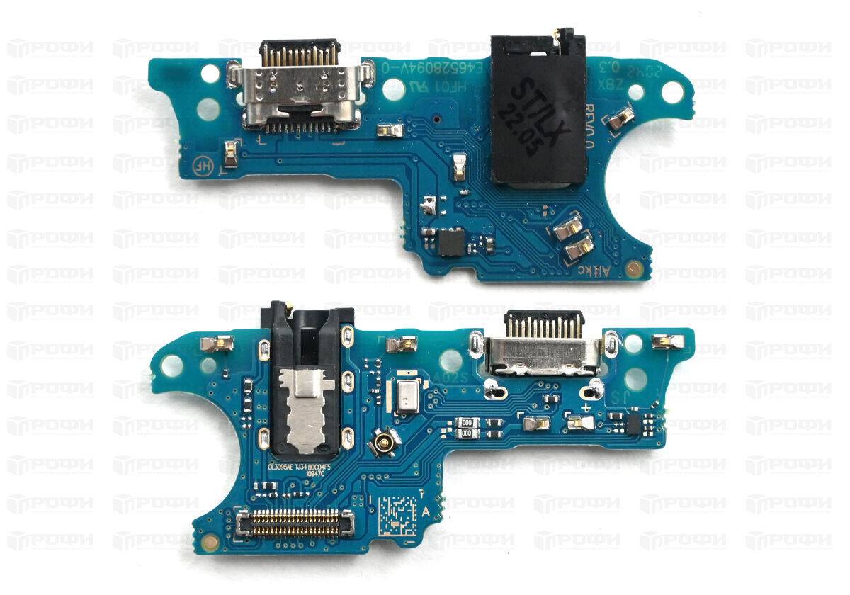 Нижняя плата Samsung A025F/A037F (A02s/A03s) разъем зарядки/гарнитуры/микрофон