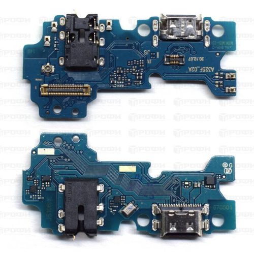 Нижняя плата Samsung A325F (A32) разъем зарядки/гарнитуры/микрофон