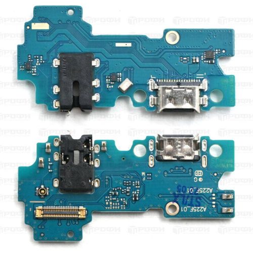 Нижняя плата Samsung A225F (A22) разъем зарядки/гарнитуры/микрофон (