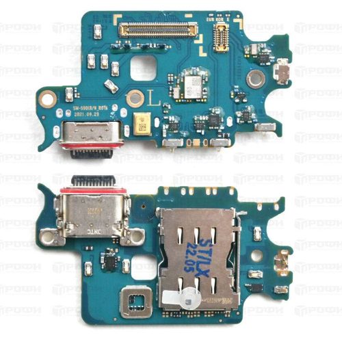 Нижняя плата Samsung S901B (S22)  разъем зарядки