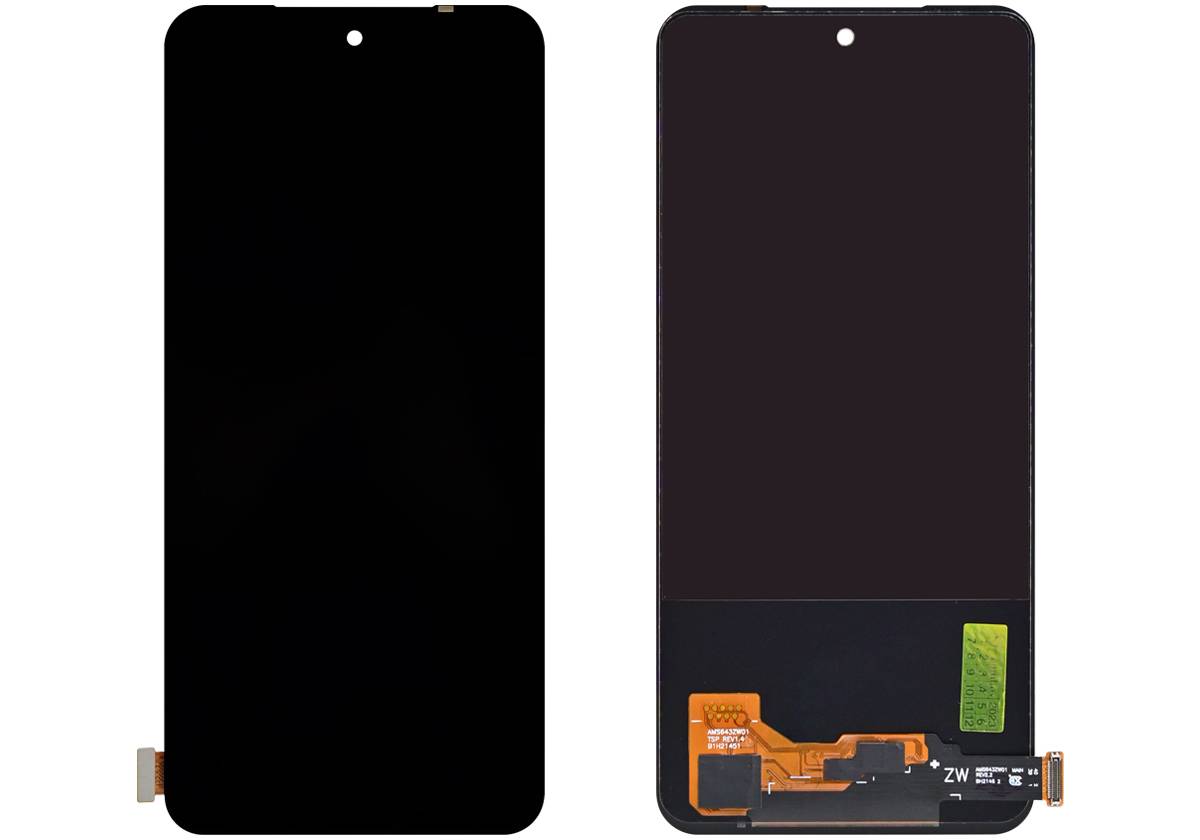 Дисплей для Xiaomi Redmi Note 11/Xiaomi Redmi Note 11S 4G/Xiaomi Redmi Note 12S/Poco M4 Pro 4G 2201117PG/2201117TY — In-Cell, без рамки, чёрный