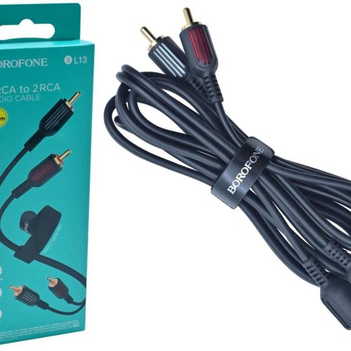 Аудиокабель BOROFONE BL13 2RCA двойной
