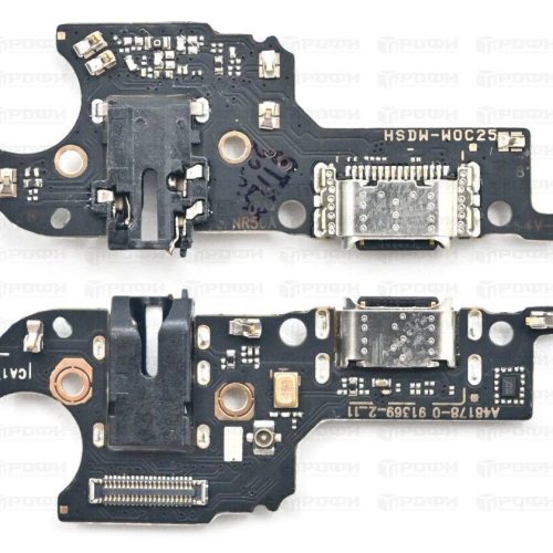Нижняя плата Realme C25/C25S (RMX3191/RMX3195) с разъемом зарядки/гарнитуры/микрофон