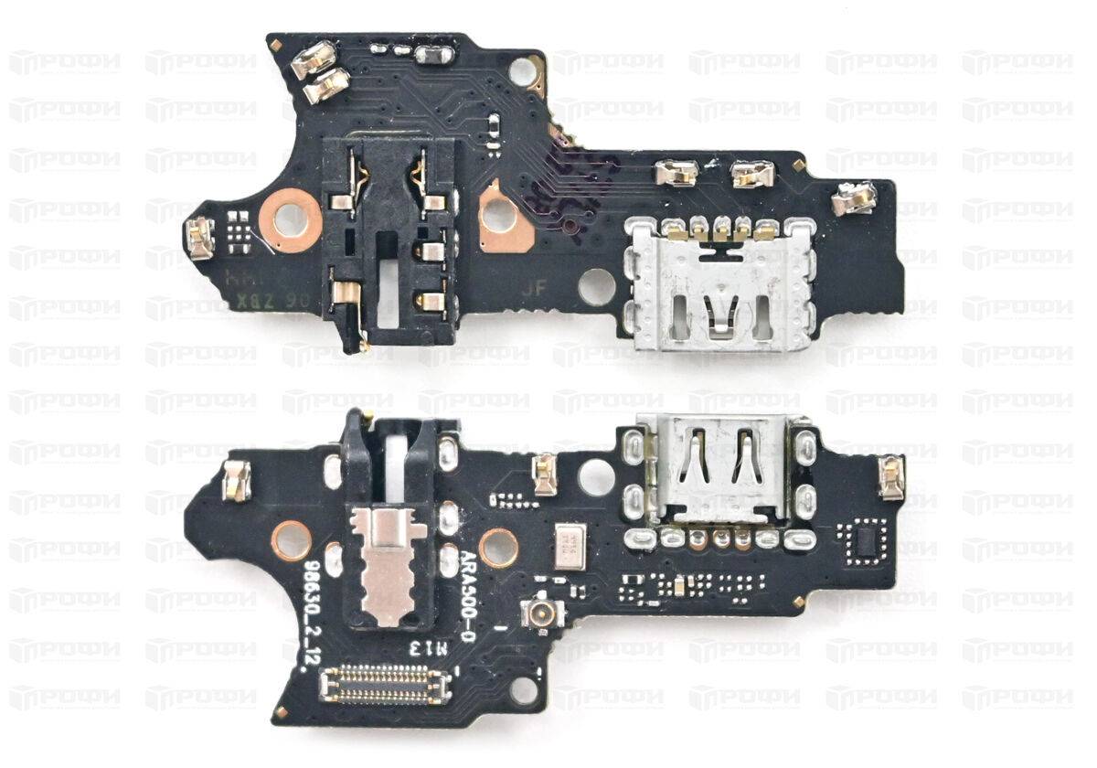 Нижняя плата Realme C11/C15 (RMX3231/RMX2180) с разъемом зарядки/гарнитуры/микрофон