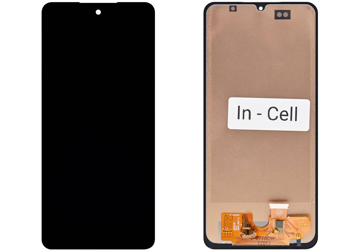Дисплей для Samsung A336B 5G — In-Cell, без рамки, чёрный