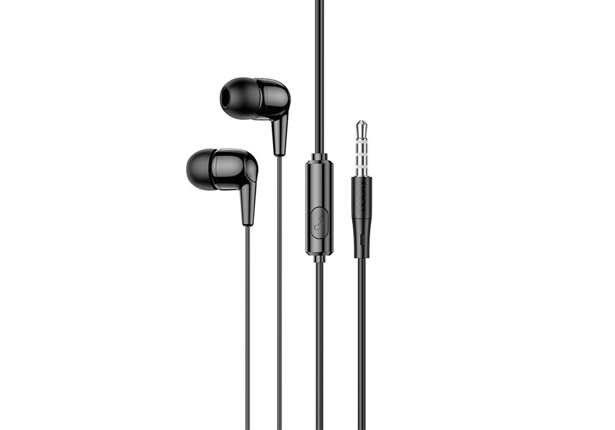 Проводные наушники HOCO M97 с микрофоном, Jack 3,5 мм, 1,2 м, черный