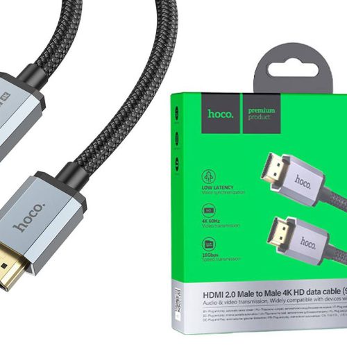 Кабель Hoco US03 HDMI-HDMI 2.0  4K HD 3 метра