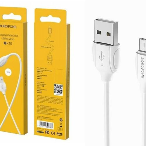 Кабель Borofone BX19 Benefit USB — Micro белый