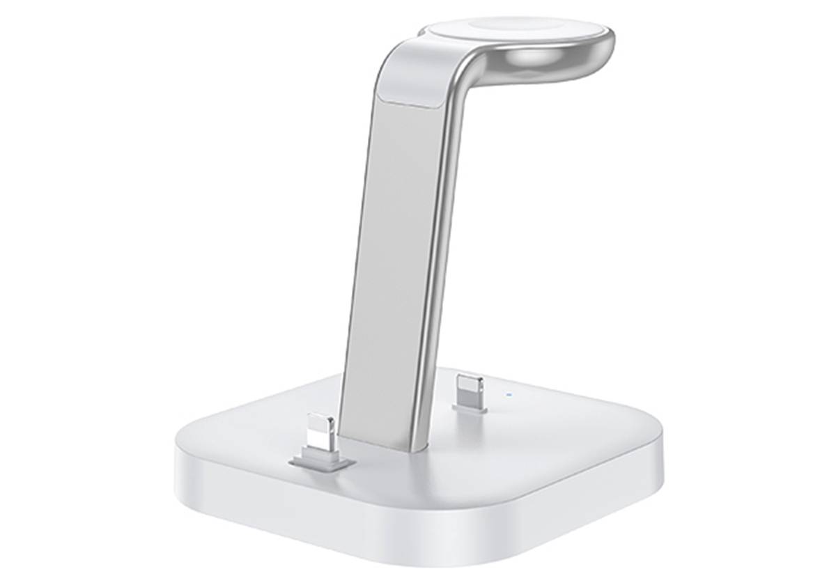 Беспроводное зарядное устройство Hoco CW43 Graceful 3 in 1 (для iPhone/Airpods/Apple Watch) 2.4A