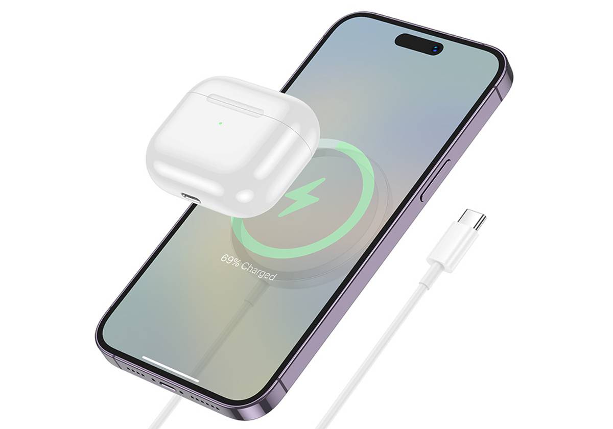 Беспроводное зарядное устройство Hoco CW52 Enjoy magnetic wireless белый