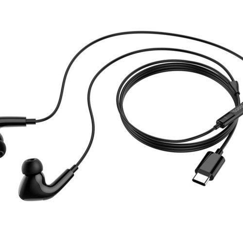 Проводные наушники HOCO M101 Pro с микрофоном, Type-C, 1,2 м, черный