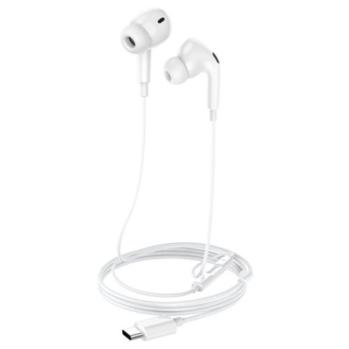Проводные наушники HOCO M101 Pro с микрофоном, Type-C, 1,2 м, белый