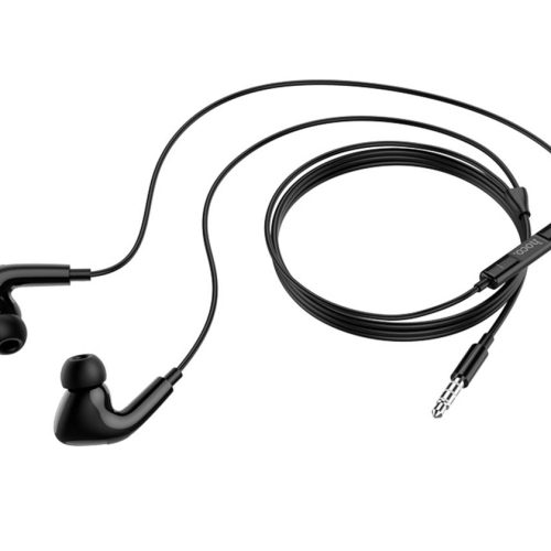 Проводные наушники HOCO M101 Pro с микрофоном, Jack 3,5 мм, 1,2 м, черный