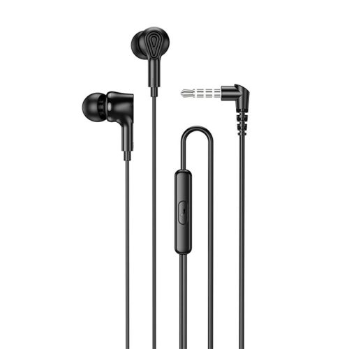 Проводные наушники HOCO M102 с микрофоном, Jack 3,5 мм, 1,2 м, черный