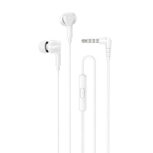 Проводные наушники HOCO M102 с микрофоном, Jack 3,5 мм, 1,2 м, белый