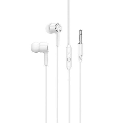 Проводные наушники HOCO M104 с микрофоном, Jack 3,5 мм, 1,2 м, белый